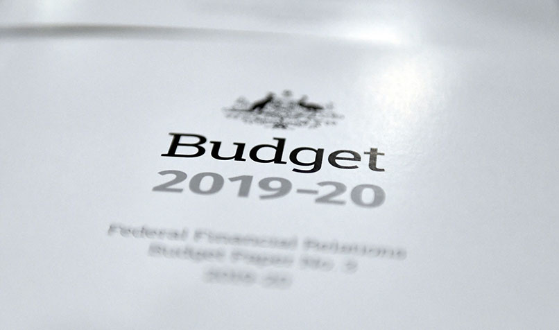 The 2019-2020 Budget was handed down to Parliament on the 2 April 2019. (AAP Image/Mick Tsikas)