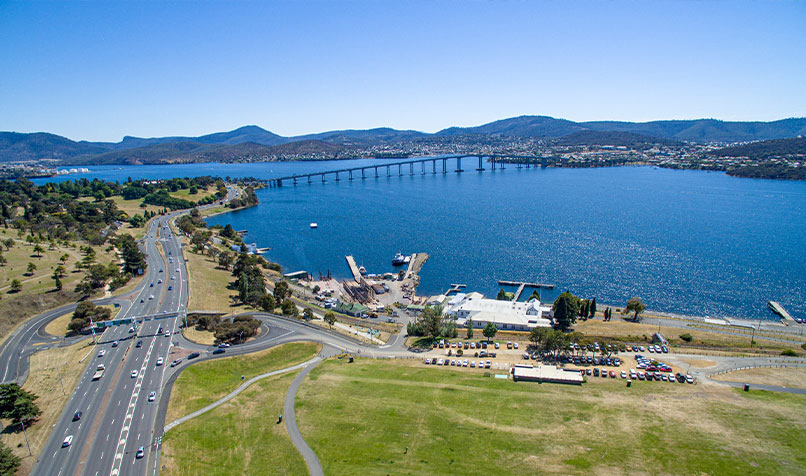 49 million will be spent over four years for the Greater Hobart Traffic Solution, which include works on the Tasman Bridge.