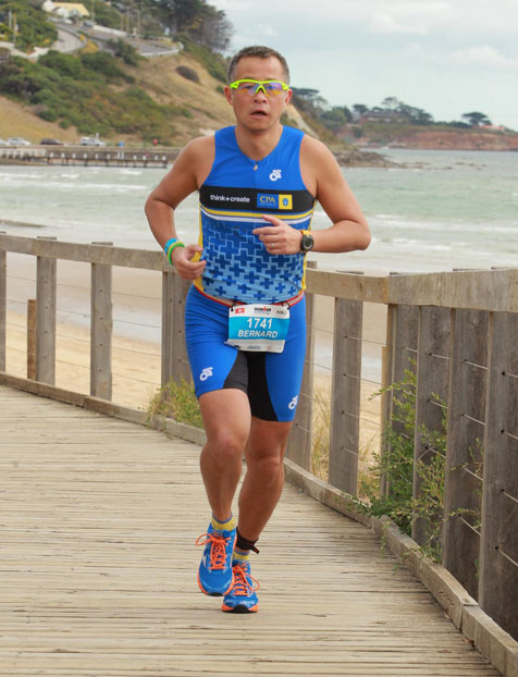 Bernard Poon has finished 13 ironman competitions since 1999.