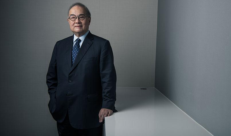 'After a legal career spanning 43 years, Dr Moses Cheng FCPA is now the chairman of Hong Kong's Insurance Authority. The most challenging situations in his career have revolved around untangling relationship clashes. Photographer: Calvin Sit.