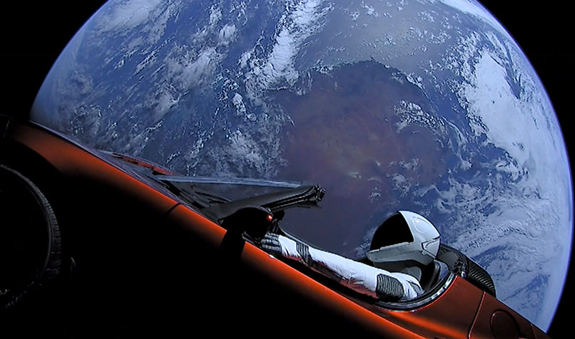 This Tesla Roadster, with a dummy named Starman, was launched from SpaceX’s Falcon Heavy rocket in 2018, and is known to have made it beyond the orbit of Mars. A little over two years on, in May 2020, SpaceX successfully launched a manned rocket into orbit.