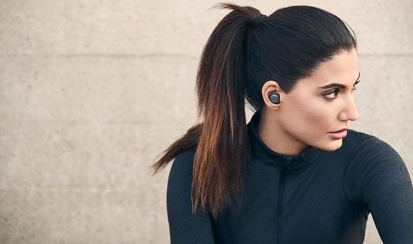 Jabra Elite Active earpods are waterproof and offer a warranty against failure from sweat damage.