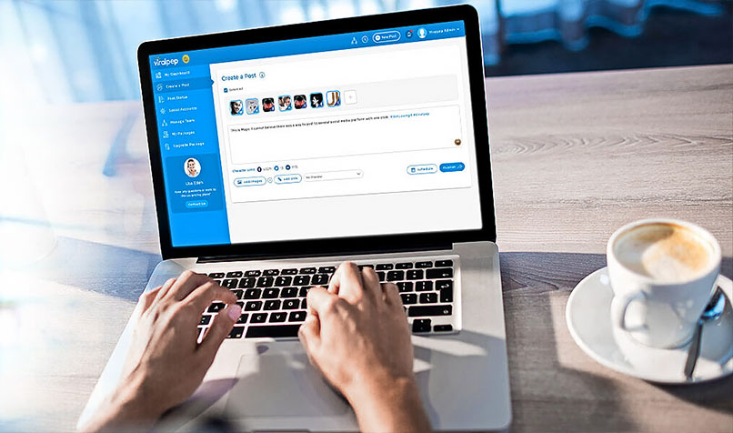 Viralpep makes it easy to schedule posts to multiple social media accounts at once.
