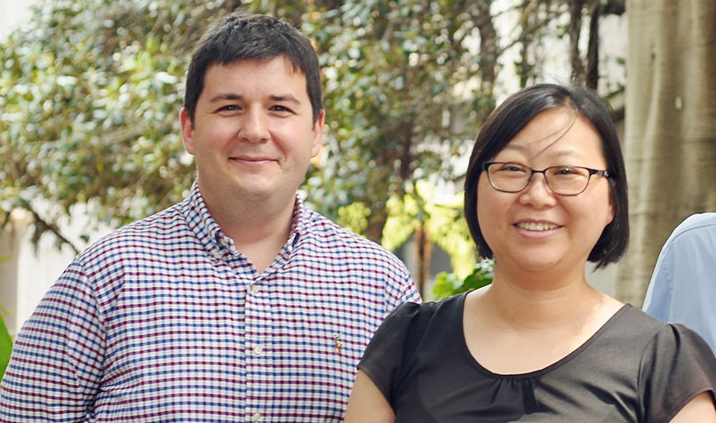 Paul Viola CPA and Helen Lam CPA from the UNSW Tax Clinic.