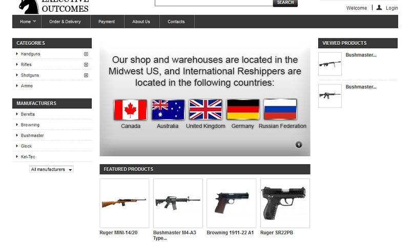 Handguns and assault rifles like those used in recent mass shootings in the United States that are being offered for sale in Australia by an arms dealer trading via an electronic shopfront found on the dark web.